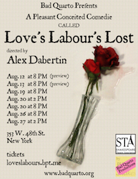 Love's Labours Lost poster